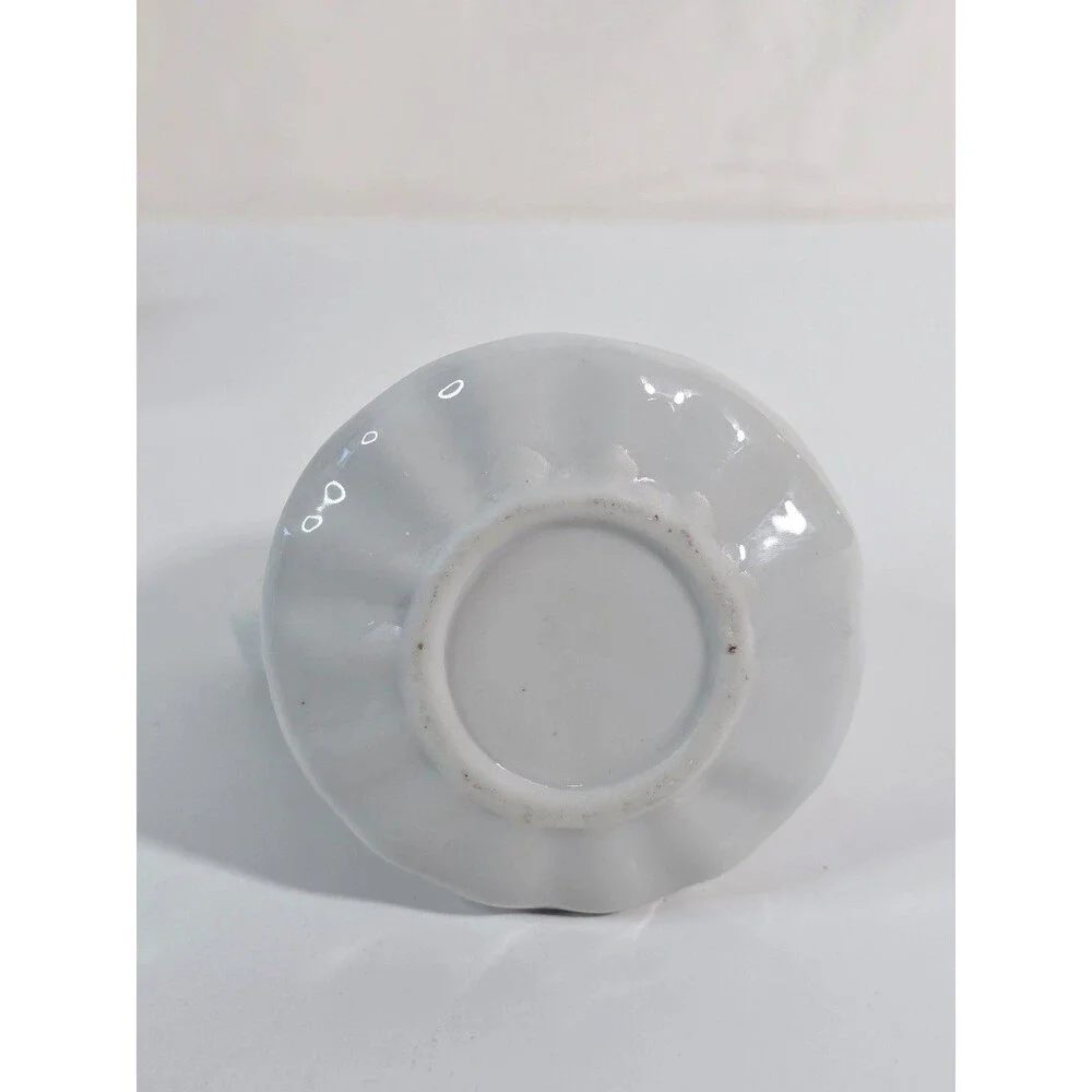 Vintage White Ceramic Miniature Creamer Pitcher